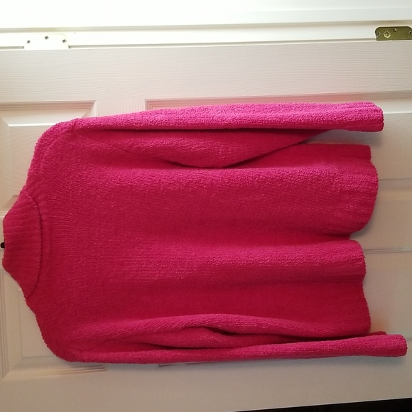 ๐ COLUMBIA HOT PINK COWL NECK SWEATER ๐ - Picture 2 of 3
